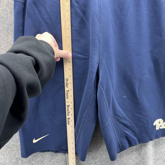 Pittsburgh Panthers Shorts Men Large Blue Pitt Polyester Football NCAA Nike - Picture 6 of 10